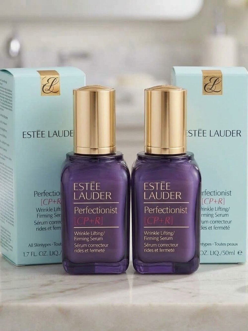 Estée Lauder Perfectionist CP+R Wrinkle Lifting Serum 1.7oz 50ml Pack of 2 NEW